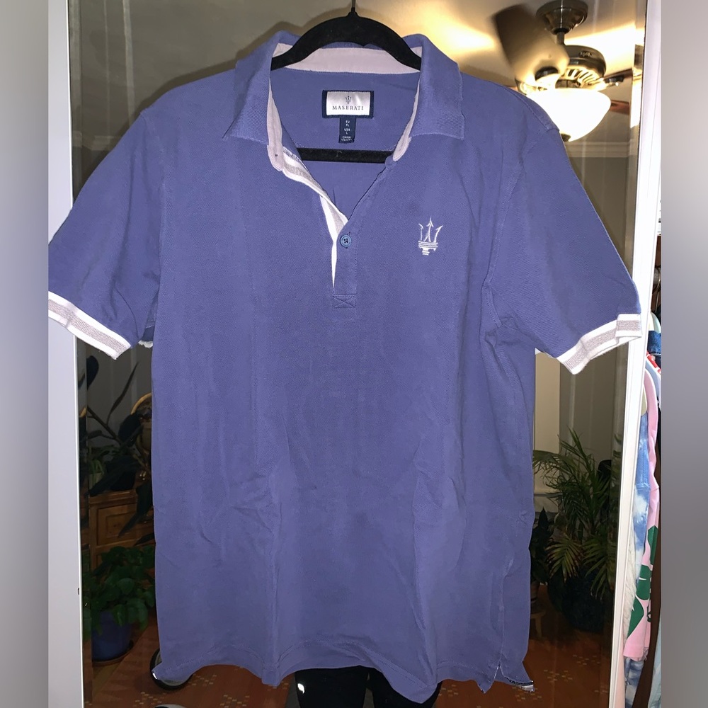 Maserati Blue Polo Shirt